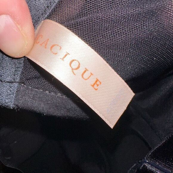 Cacique black full figure smooth lingerie 40F bra - Picture 3 of 3